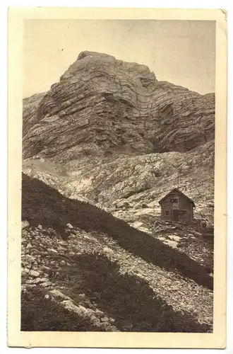 AK, Almtal, Oberösterreich, Welserhütte an der Priel-Nordwand, 1922
