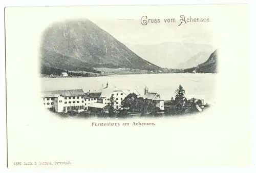 AK, Achensee Tirol, Fürstenhauis am Achensee, Lichtdruck, um 1900