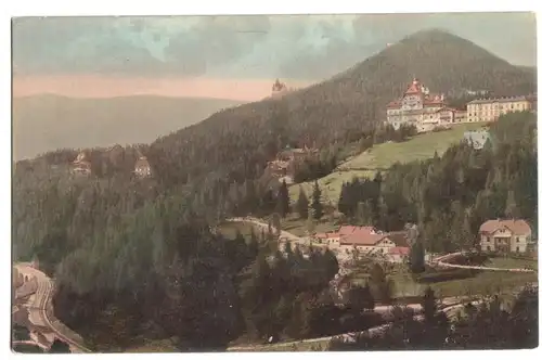 AK, Semmering, Niederösterreich, Teilansicht mit Südbahnhotel, 1906