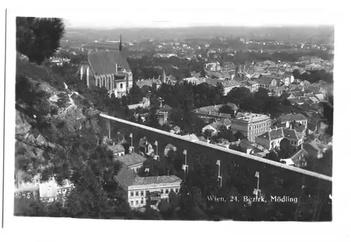 AK, Wien 24, Bezirk Mödling, Teilansicht, 1943