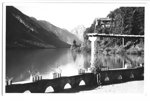 AK, Plansee, Tirol, Blick vom Hotel Forelle, 1930