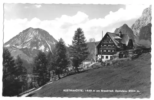 AK, Ramsau am Dachstein, Steiermark, Austriahütte am Brandriedl, 1959