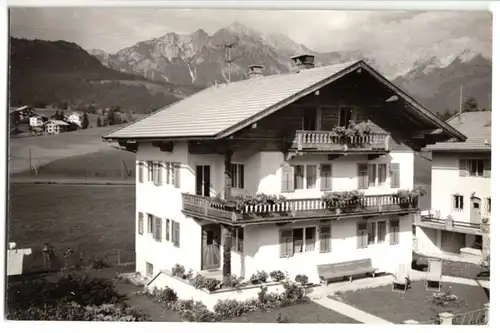 AK, Söll Tirol, Haus Angerer, Version 1, um 1960