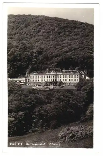 AK, Wien XIX, Schlosshotel Cobenzl, um 1955