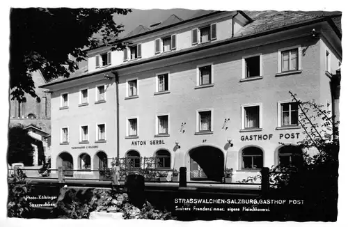 AK, Strasswalchen, Salzburg, Gasthof Post, um 1960