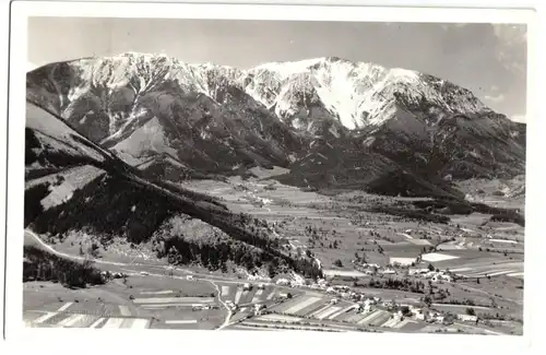 AK, Puchberg a. Schneeberg, NÖ, Panorama v. Berglift am Himberg, 1959