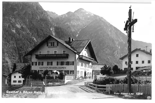 AK, Holzgau, Lechtal, Tirol, Gasthof zum Bären, um 1960