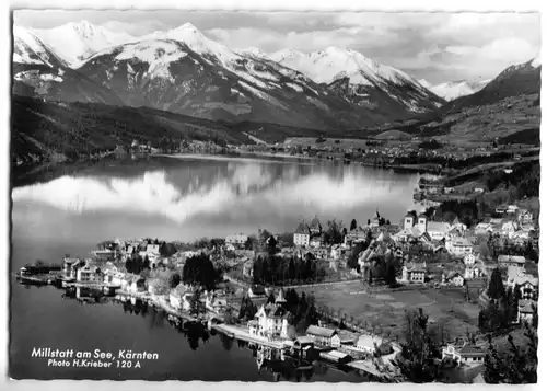 AK, Millstatt am See, Kärnten, Gesamtansicht, um 1962