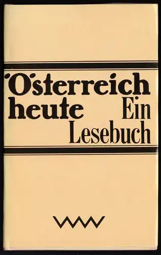 Österreich heute - Ein Lesebuch, Volk und Welt, 1979