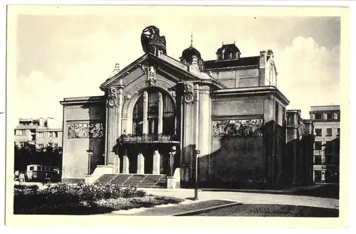 AK, Pardubitz, Pardubice, Stadttheater, Mestské divadlo, um 1935