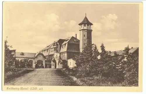AK, Klínovec, Keilberg, Keilberg-Hotel, um 1926