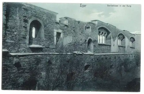 AK, Eger, Cheb, Bankettsaal in der Burg, 1906
