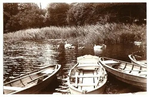 AK, Seebad Ahlbeck Usedom, Partie am Wolgaster See, um 1930