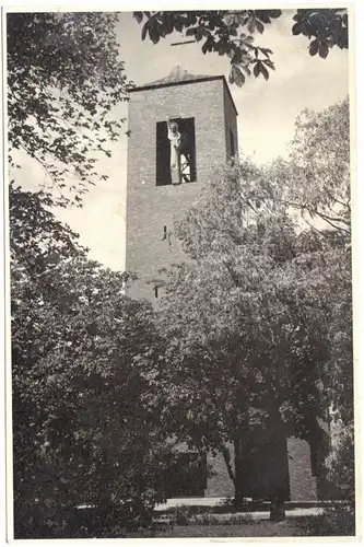 Echtfoto, Berlin Dahlem, Katholische Kirche, um 1940