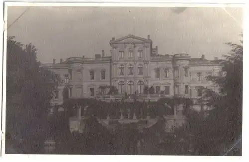Foto im AK-Format, Putbus Rügen, Schloß, 1933, Echtfoto