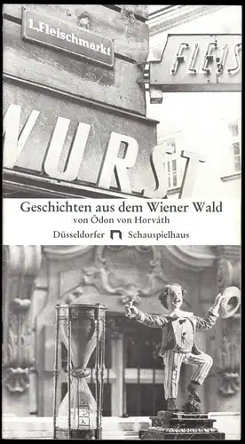 Theaterprogramm, Düsseldorfer Schauspielhaus, Geschichten aus dem Wiener Wald