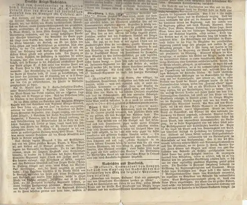 Nordhäuser Zeitung und Intellegenz-Blatt, Donnerstag, den 10. November 1870