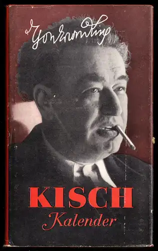Kisch, Egon Erwin, Kisch-Kalender, Aufbau-Verlag Berlin, 1955