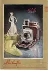 Zeitschriftenwerbung, Foto- u. Filmtechnik versch. dt. Firmen zehn Blatt, 1950er