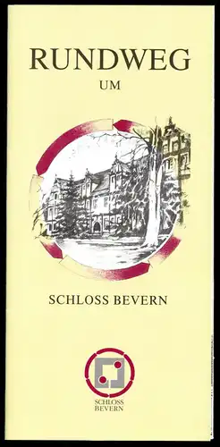 tour. Prospekte (2), Bevern, Weser-Renaissance-Schloss Bevern, um 1998