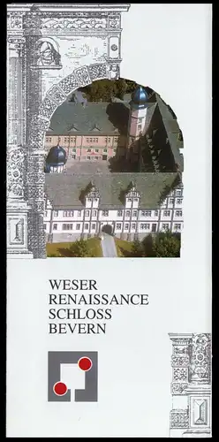 tour. Prospekte (2), Bevern, Weser-Renaissance-Schloss Bevern, um 1998