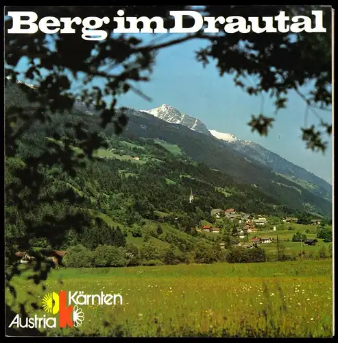 Prospekt, Berg im Drautal, Kärnten, Österreich mit Beilagen, 1976 / 1979