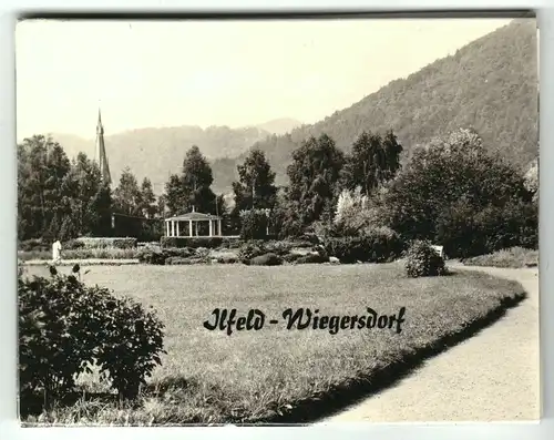 Mäppchen mit 8 [3+5] kleinen Fotos, Ilfeld - Wiegersdorf, 1975