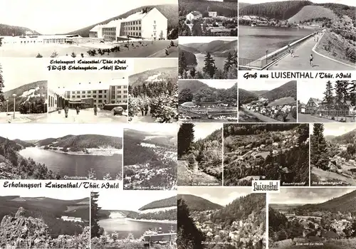 Lot von 8 AK, Luisenthal Thür. Wald, 1969 - 1985