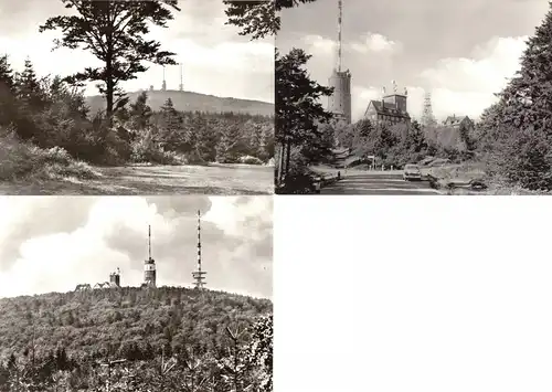 Lot von 10 AK, Inselsberg Thür. Wald, 1963 - 1988