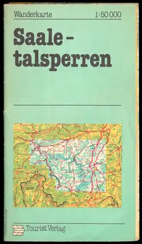 Wanderkarte, Saaletalsperren, 1988