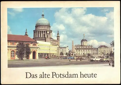 Das alte Potsdam heute, Mappe mit 18 großformatige Farbaufnahmen, 1985