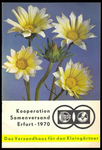 Sämereienkatalog 1970, Kooperation Samenversand Erfurt