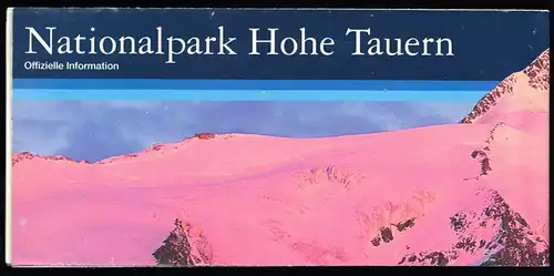 drei Prospekte, Nationalpark Hohe Tauern, 1998 - 2005
