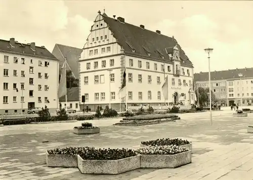 AK, Eilenburg, Rathaus am Markt, 1970