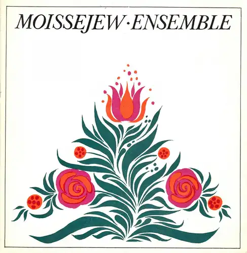 Veranstaltungsprogramm, Moissejew-Ensemble, 1967