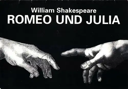 Theaterprogramm, Carrousel Theater Berlin, Romeo und Julia, 1994/95