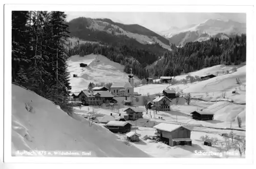 AK, Auffach Wildschönau, winterl. Teilansicht, 1944