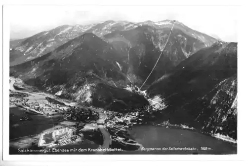 AK, Ebensee, Salzkammergut, Totale, 1929