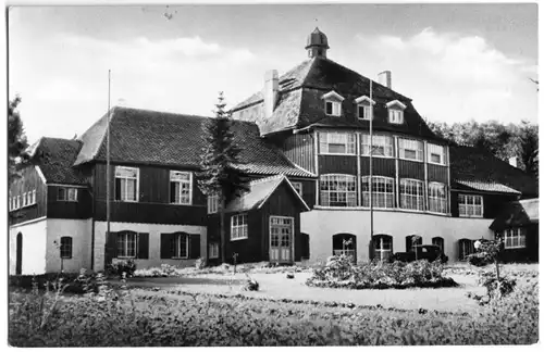 AK, Benneckenstein Harz, FDGB-Erholungsheim "Harzhaus", 1962