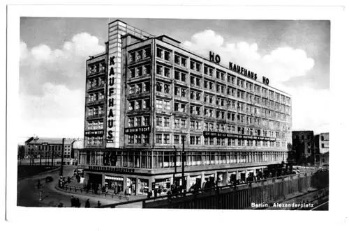 AK, Berlin Mitte, HO-Kaufhaus am Alexanderplatz, 1951