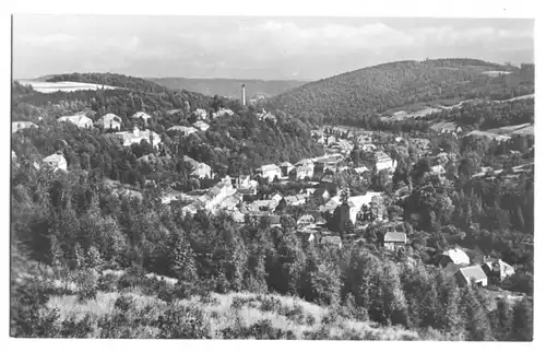 AK, Bad Gottleuba, Blick vom Tannenbusch, 1960