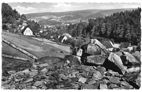 AK, Rothenthal Erzgeb., Teilansicht, 1958