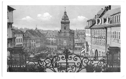 AK, Gotha, Markt, 1953