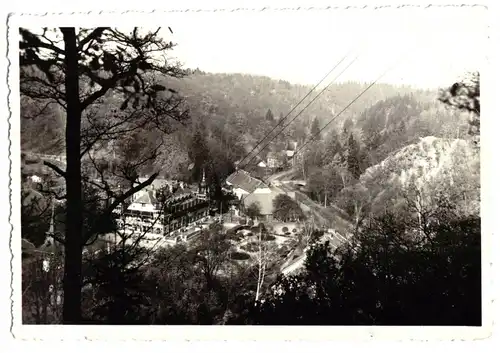 AK, Alexisbad Harz, Teilansicht, Echtfoto, Handabzug, um 1960