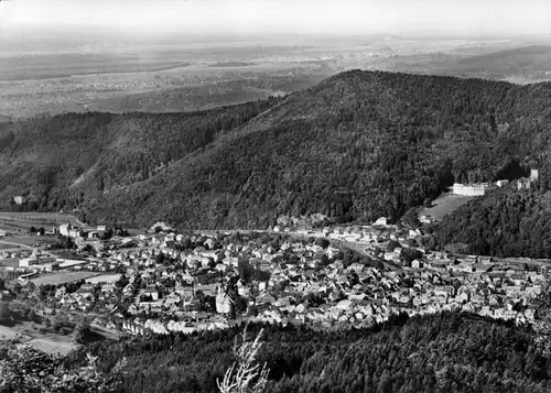 AK, Waldkirch i. Br., Gesamtansicht, um 1968
