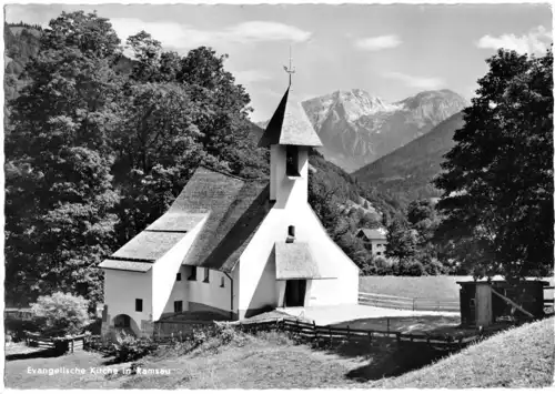 AK, Ramsau, Ev. Kirche, 1958