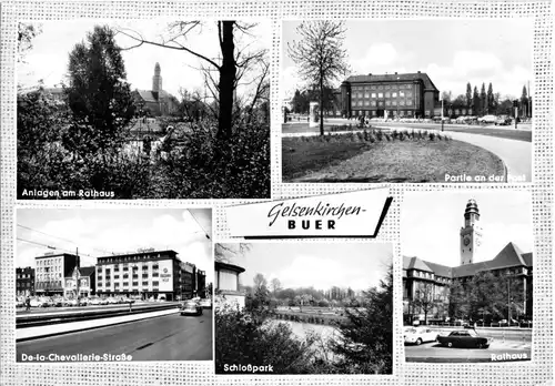 AK, Gelsenkirchen Buer, fünf Abb., gestaltet, 1967