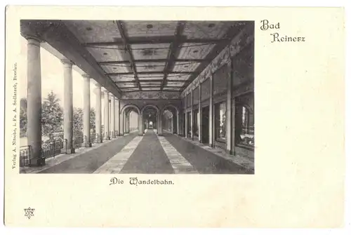 AK, Bad Reinerz, Duszniki Zdrój, Die Wandelbahn, um 1900