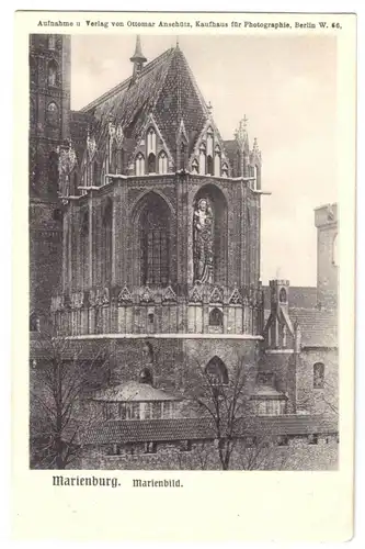 AK, Marienburg Westpr., Malbork, Die Marienburg, Kirche, Marienbild, um 1905