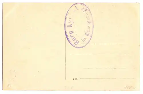 AK, Riesengebirge, Burgruine Kynast v. Herdberg, 1918
